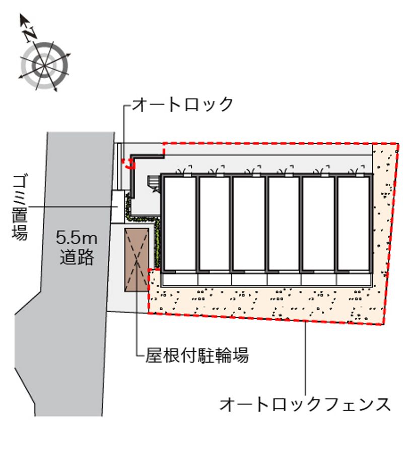 レオパレス光沙 配置図