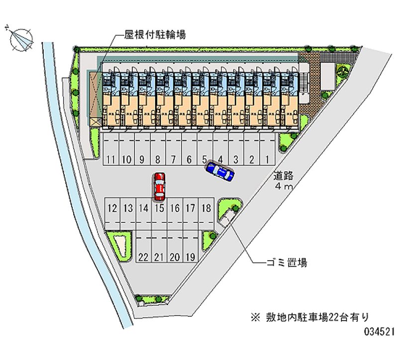 34521 Monthly parking lot