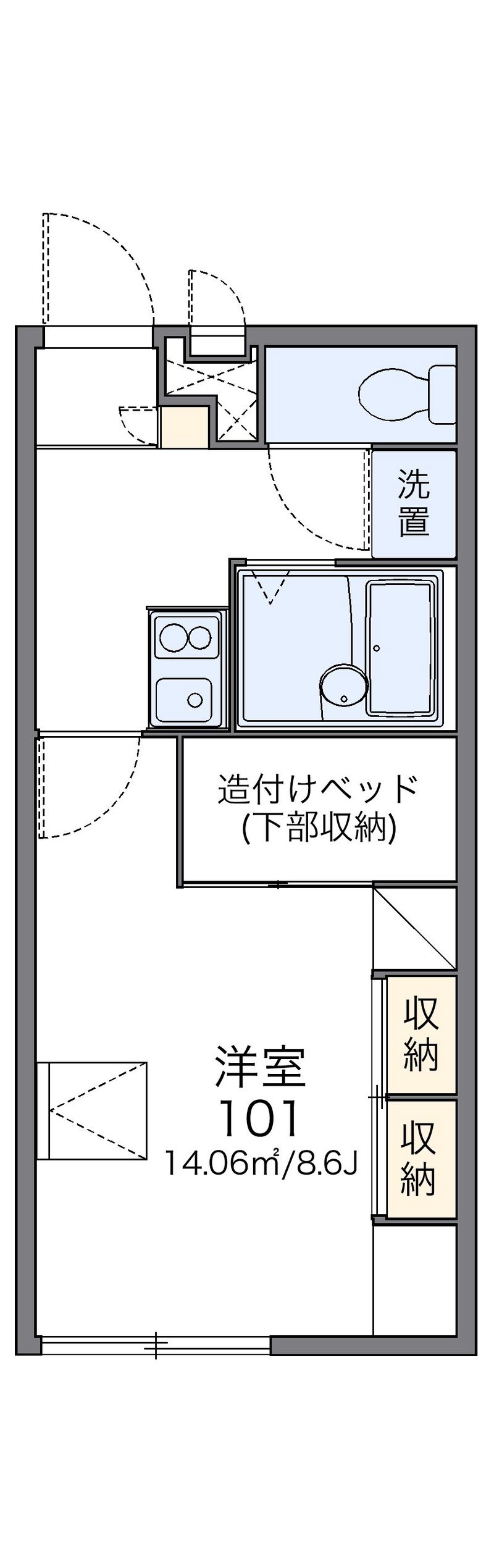 レオパレスＬｅ　Ｄｅｐａｒｔ２１ 間取図
