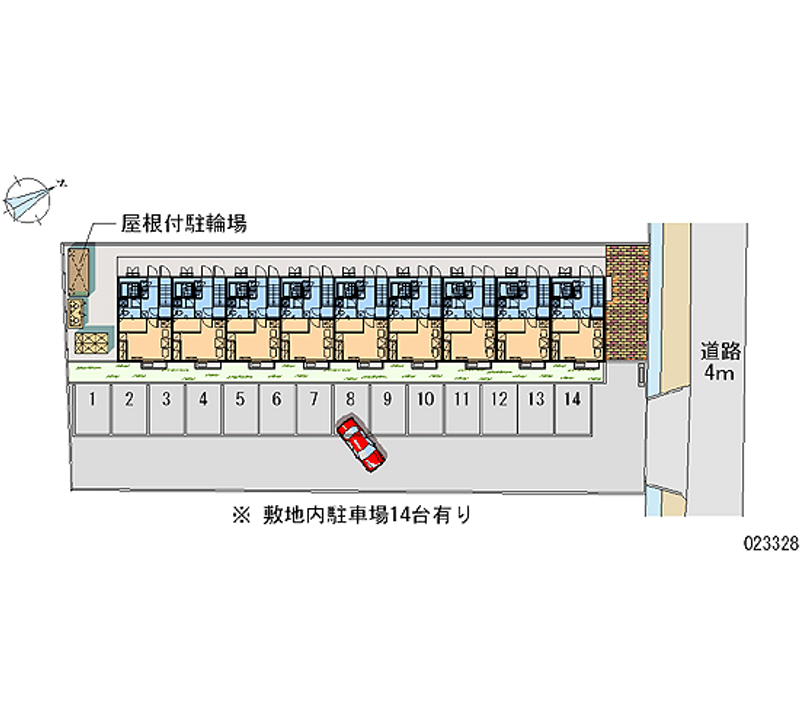 23328月租停車場