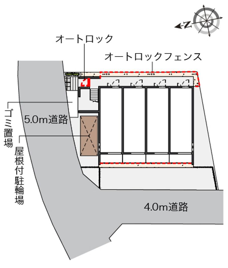 クレイノアドバンス川崎 配置図