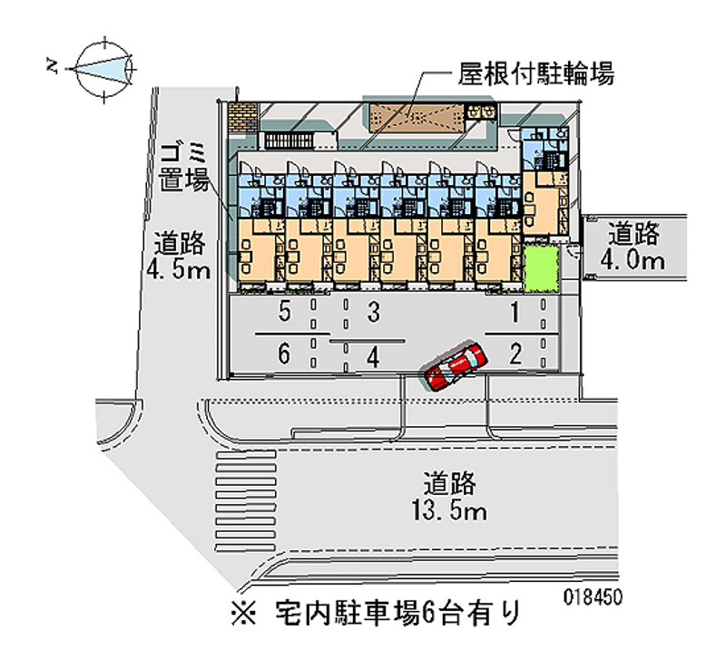 レオパレススズラン 月極駐車場