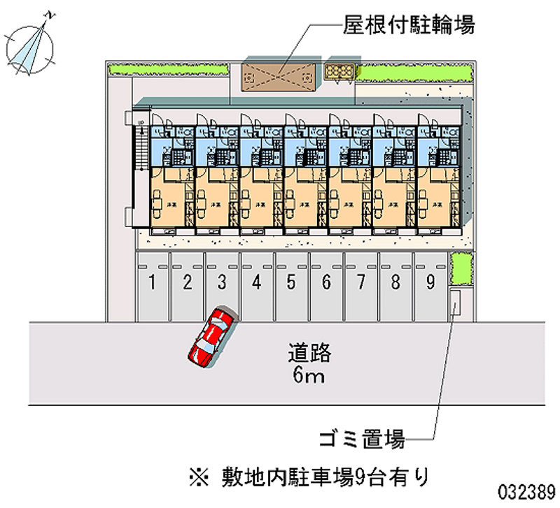 レオパレスサンタモニカ 月極駐車場