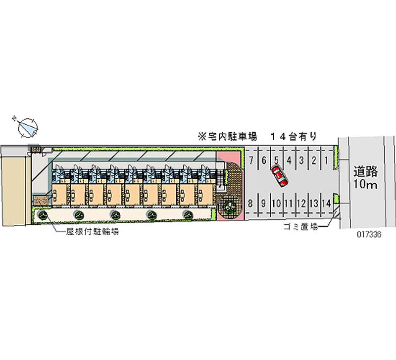 17336 bãi đậu xe hàng tháng