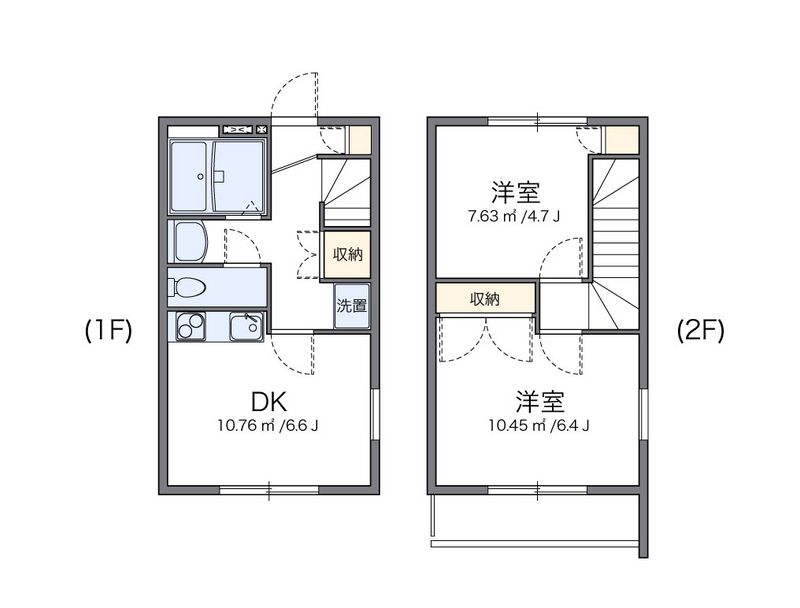 レオパレスＡＳＴＹＴＡＫＡＲＡ 間取図