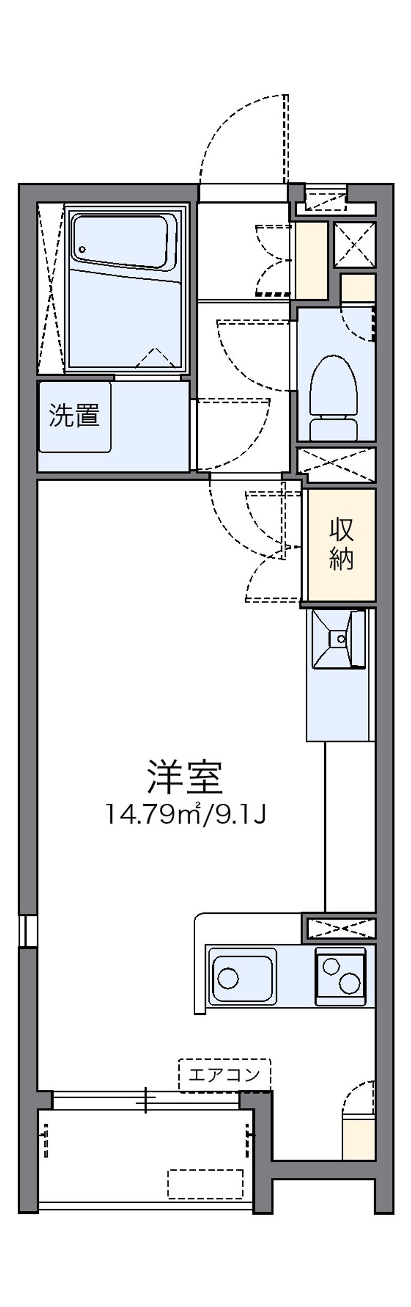 レオネクストオチュールⅡ 間取図