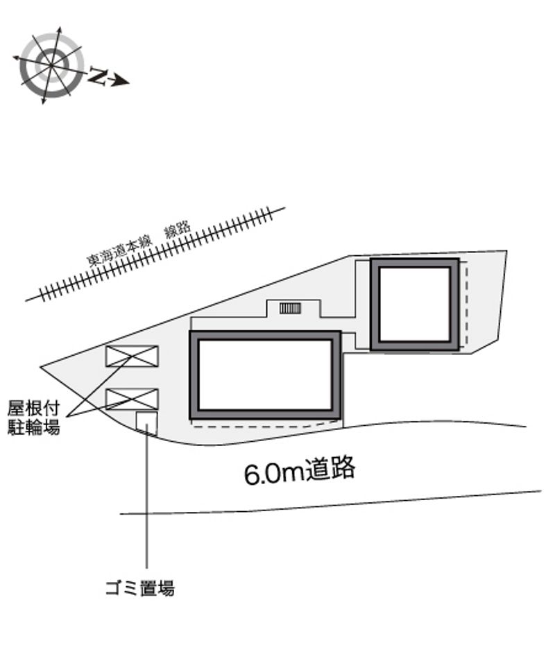 レオパレス石神 配置図