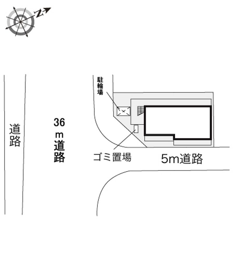 レオパレスＰＯＬＥＳＴＡＲⅡ 配置図