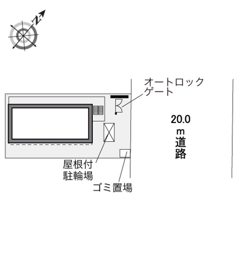レオパレス新浜 配置図
