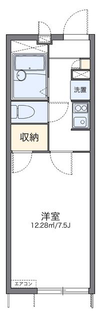 レオパレス下関中央 間取り図