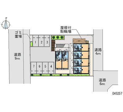 レオパレスサンブリッジ 月極駐車場