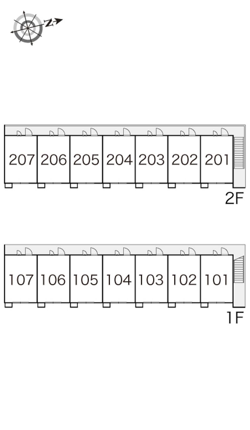 レオパレスエスペランサ 間取配置図