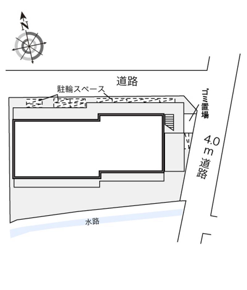 レオパレスＤｒｅａｍＨｉｌｌｓ 配置図