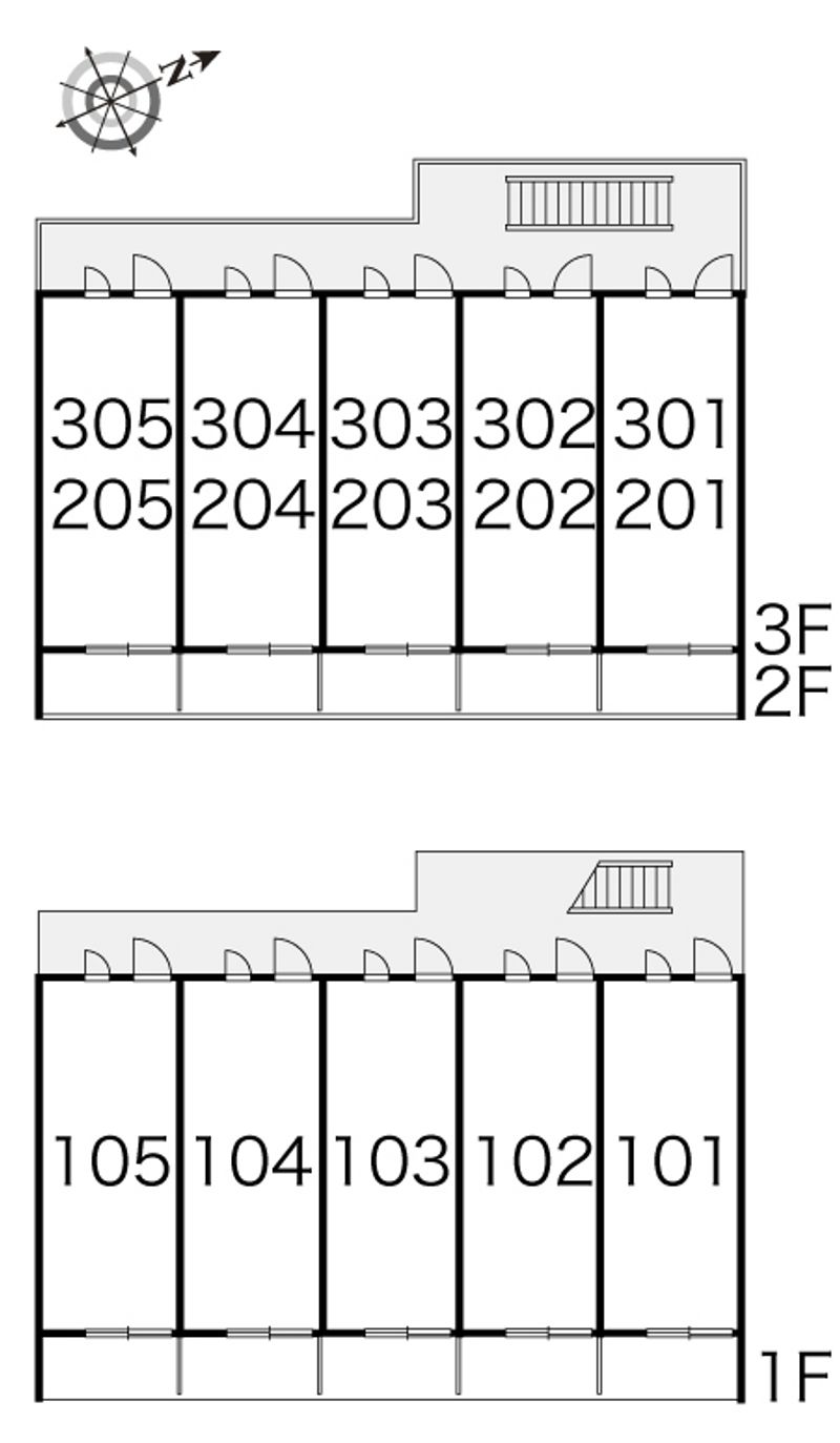 レオパレスクリンゲル 間取配置図