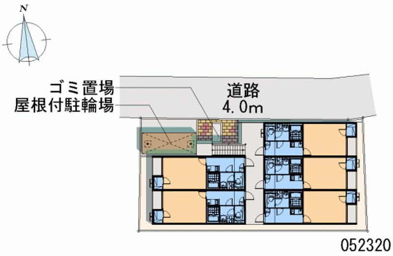 レオネクスト１８番館 区画図