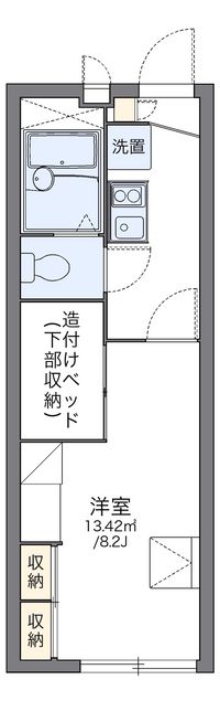 レオパレスプラチナヒルズ 間取り図