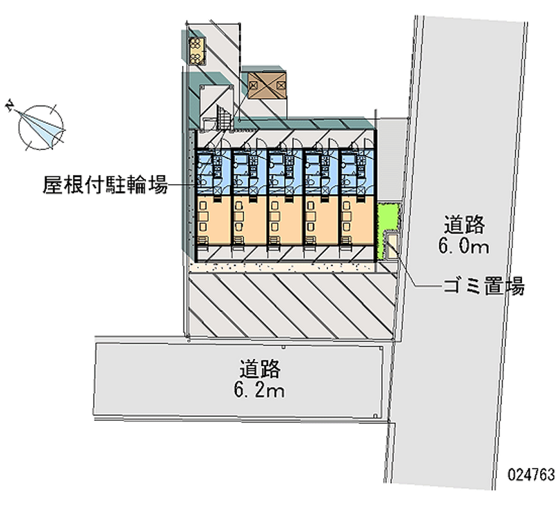 レオパレス銀和 区画図
