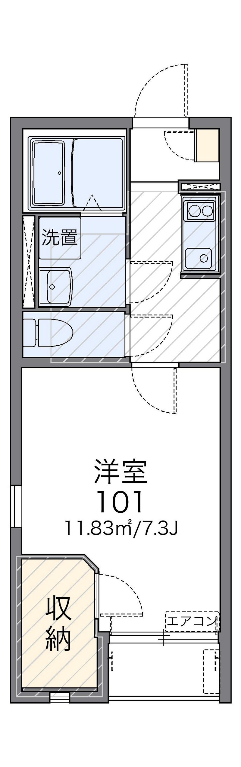 レオネクストＫＯＭＡＯＫＡ 間取り