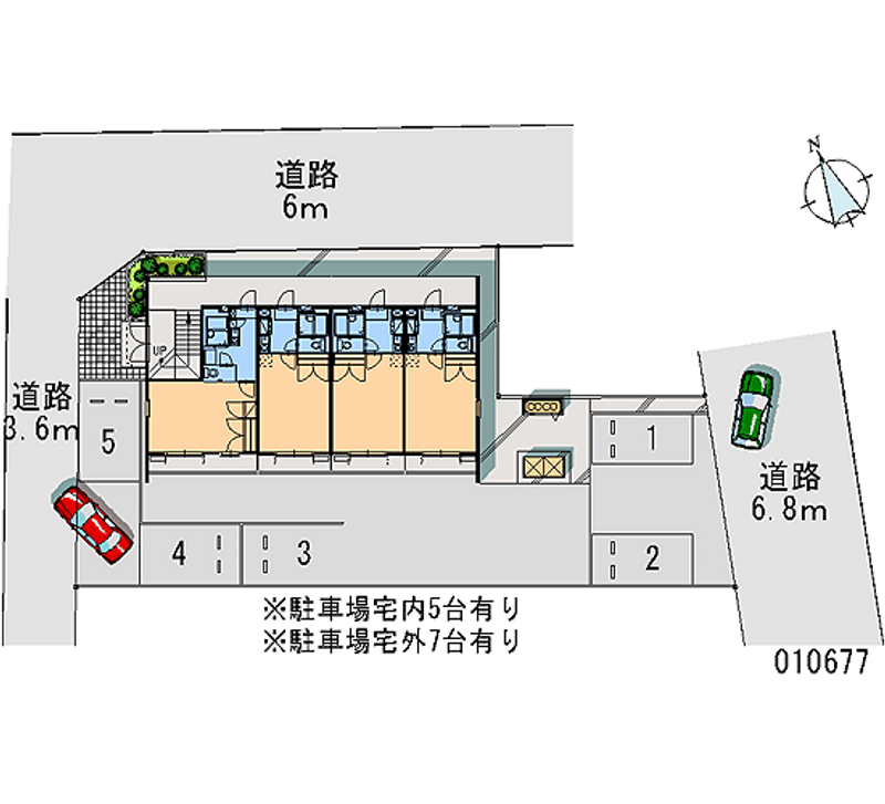 レオパレスフォンティーヌ 月極駐車場