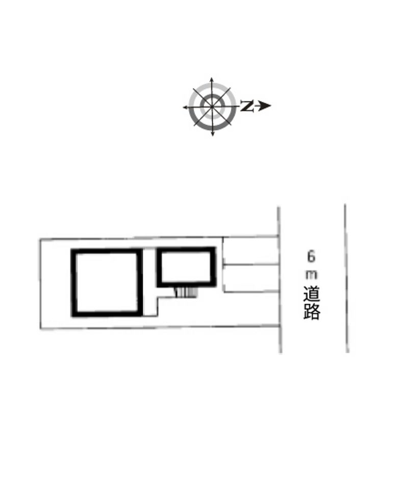 レオパレス大間 配置図