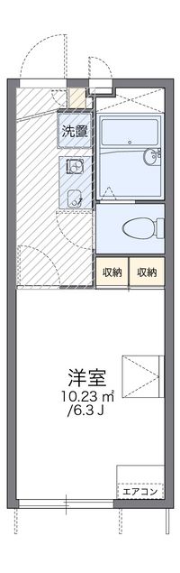 レオパレスコモト大畠 間取り図