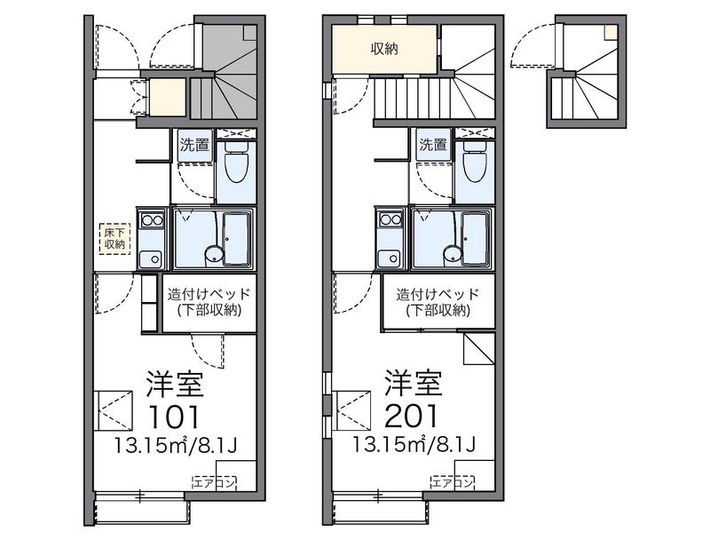 レオネクストＳｎｏｗＤｒｏｐ 間取図