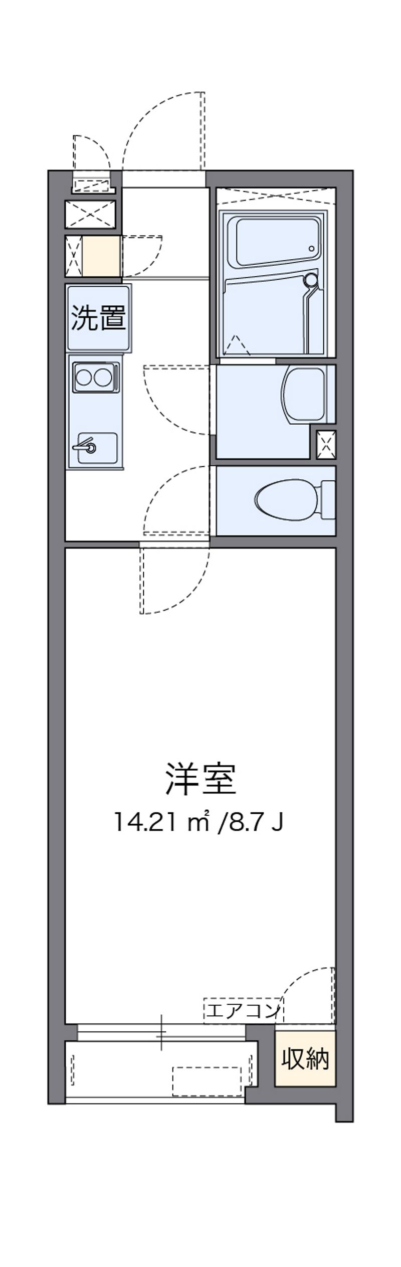 クレイノ桜ソレイユ 間取図