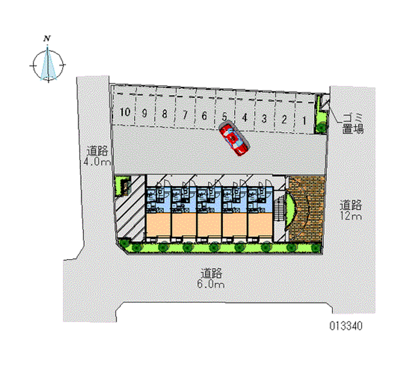 13340 Monthly parking lot