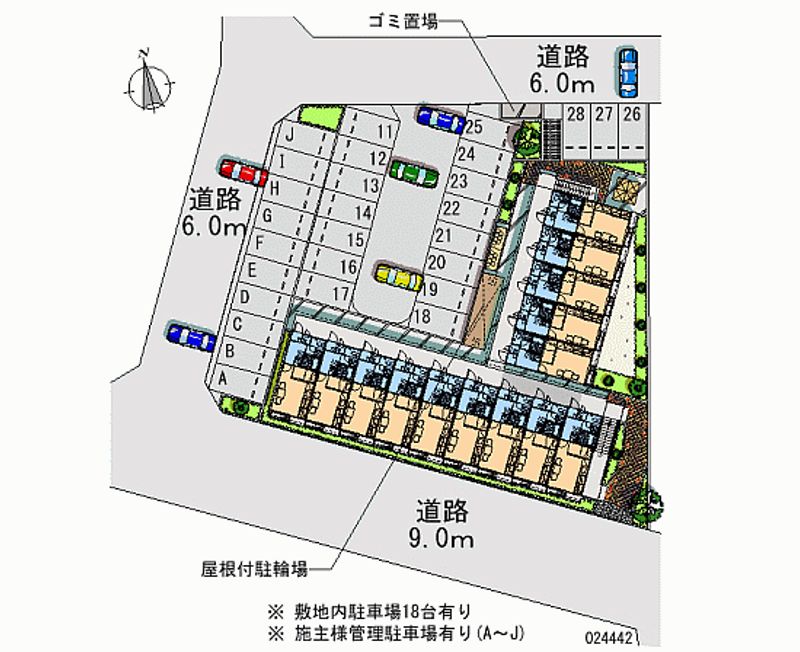 24442月租停車場