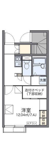 レオパレス平成Ⅱ 間取り図