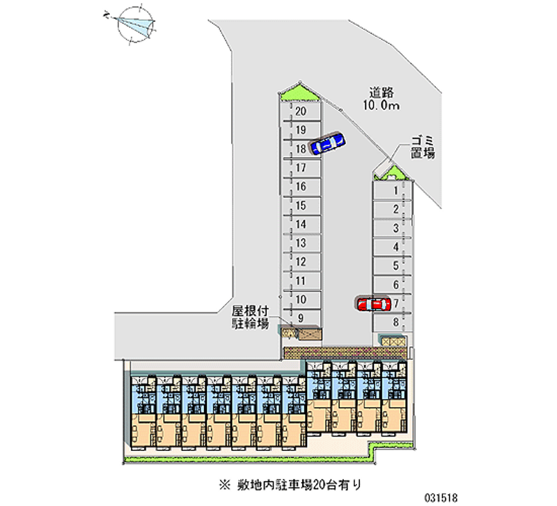 レオパレスマ　メゾン 月極駐車場