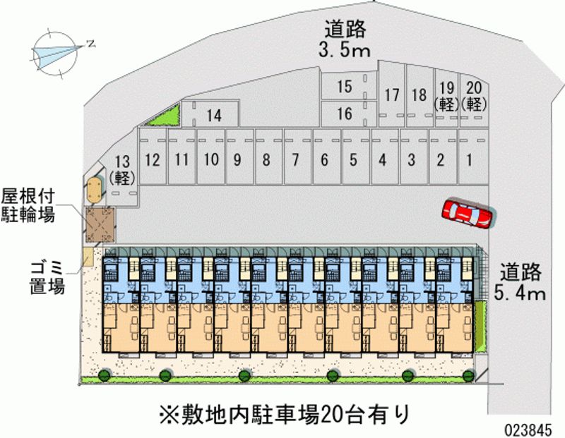 23845月租停車場