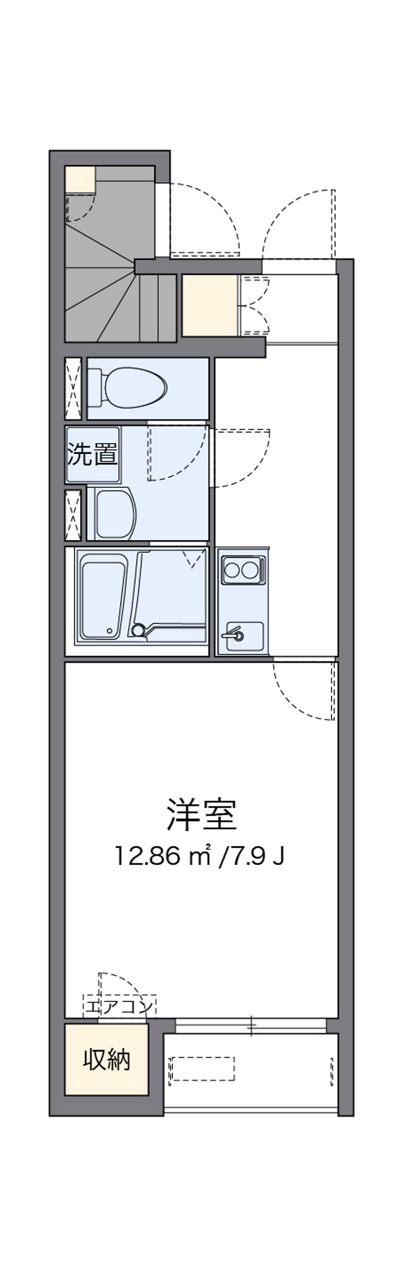 クレイノはなみずきⅡ 間取図
