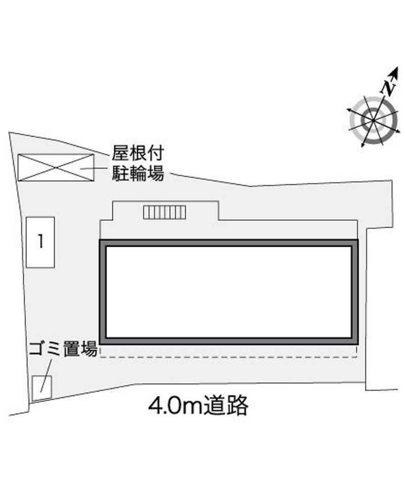 レオパレスメゾン鵠沼 配置図