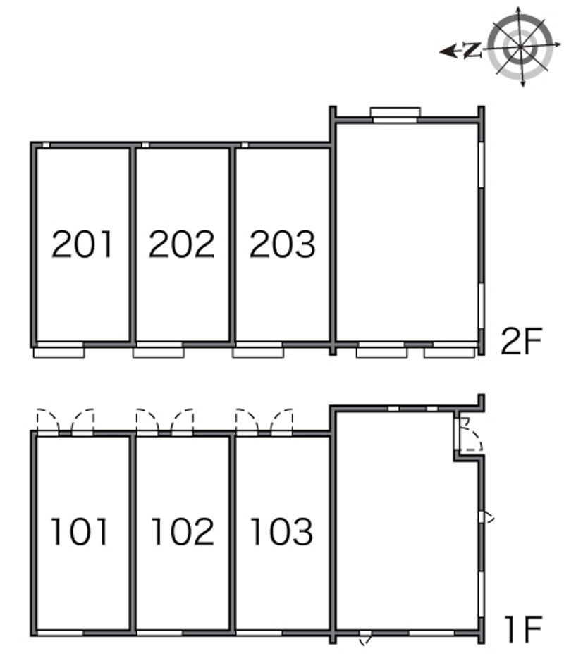 レオネクストてんまや 間取配置図