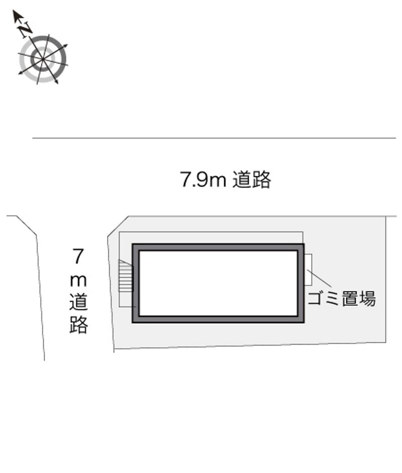 レオパレスＬＵＮＡ 配置図