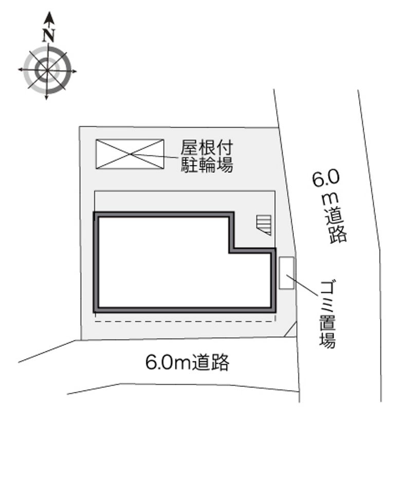 レオパレス富士見 配置図