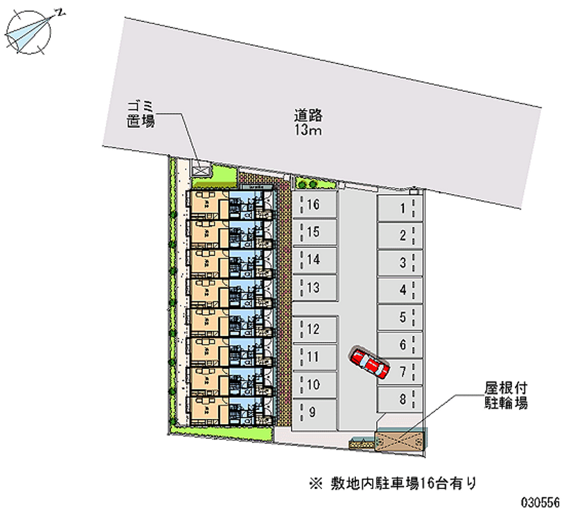 30556 Monthly parking lot