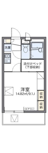 レオパレス千葉 間取図