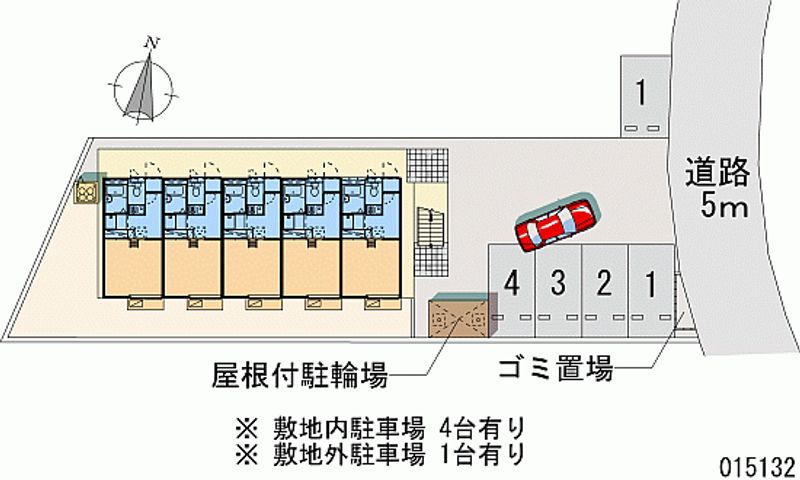 レオパレスエスティー湘南Ａ 区画図
