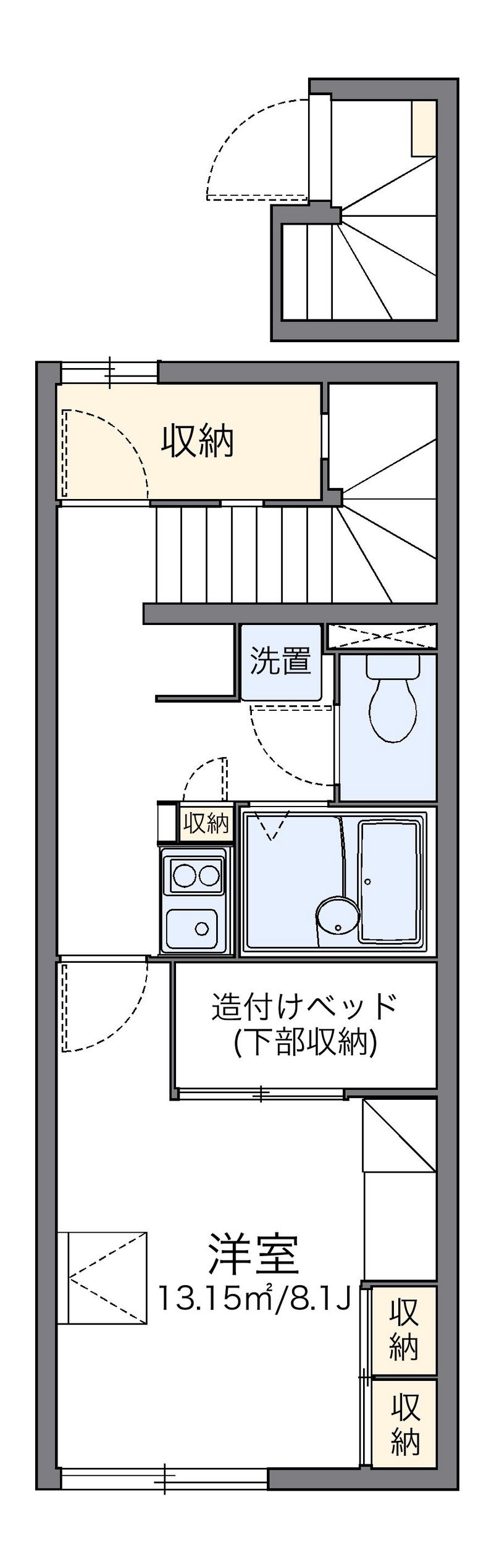 レオパレスフィオーレ 間取図