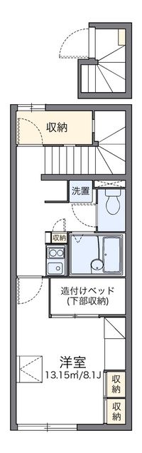 レオパレスフィオーレ 間取り図