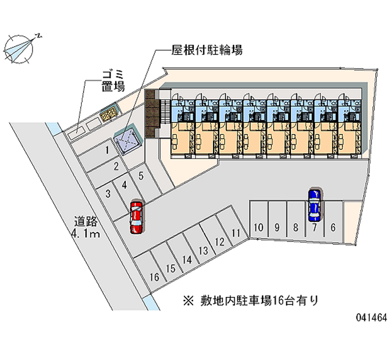 41464 Monthly parking lot