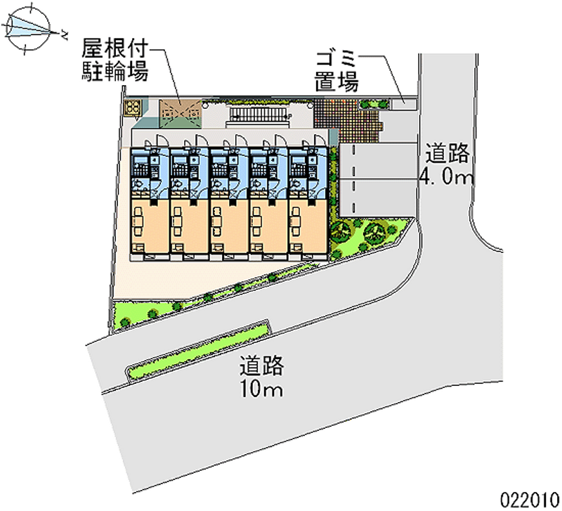 レオパレスアンマートⅡ 区画図
