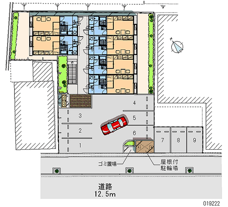 レオパレス札の辻 月極駐車場