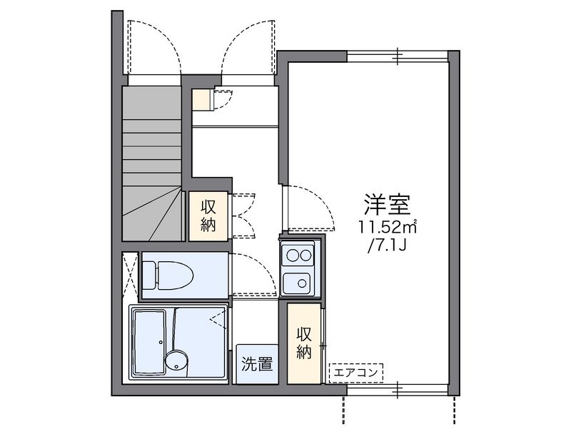 レオネクストソルボンヌ 間取図