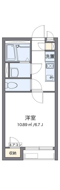 クレイノウィル春日出 間取り図