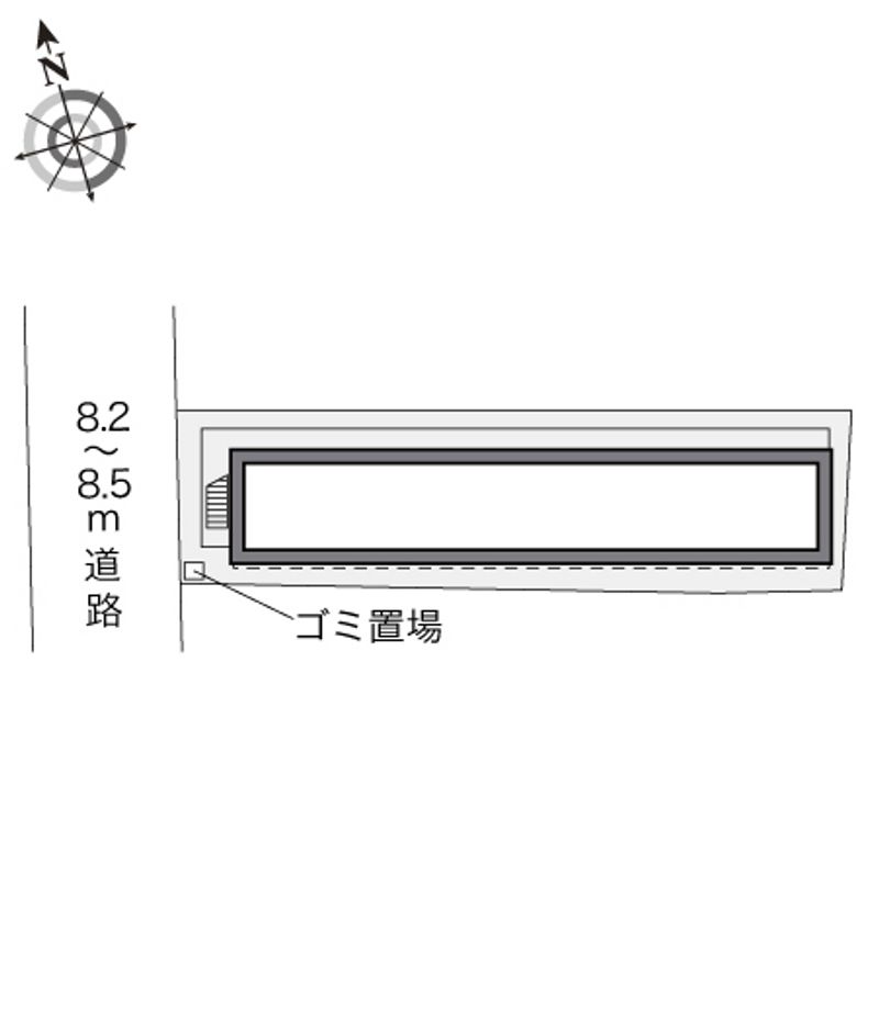 レオパレスふたあら 配置図