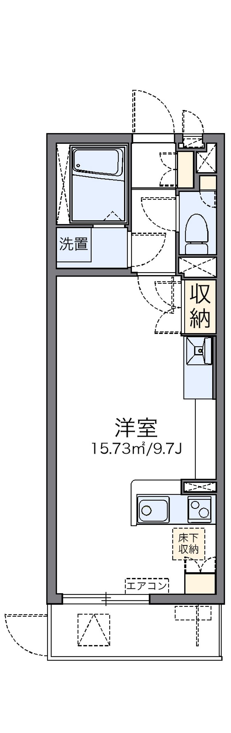 レオネクストＨＯＰＥ　勝富 間取図
