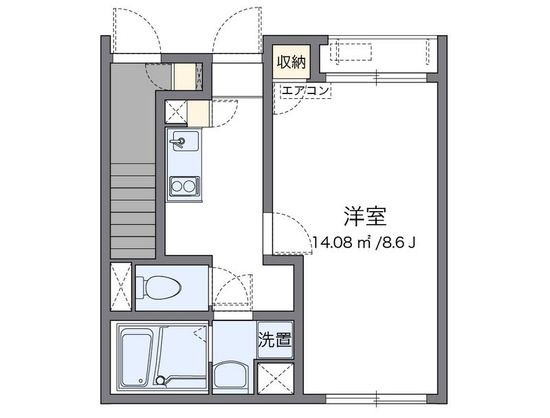 レオネクストラグレージュⅣ 間取図